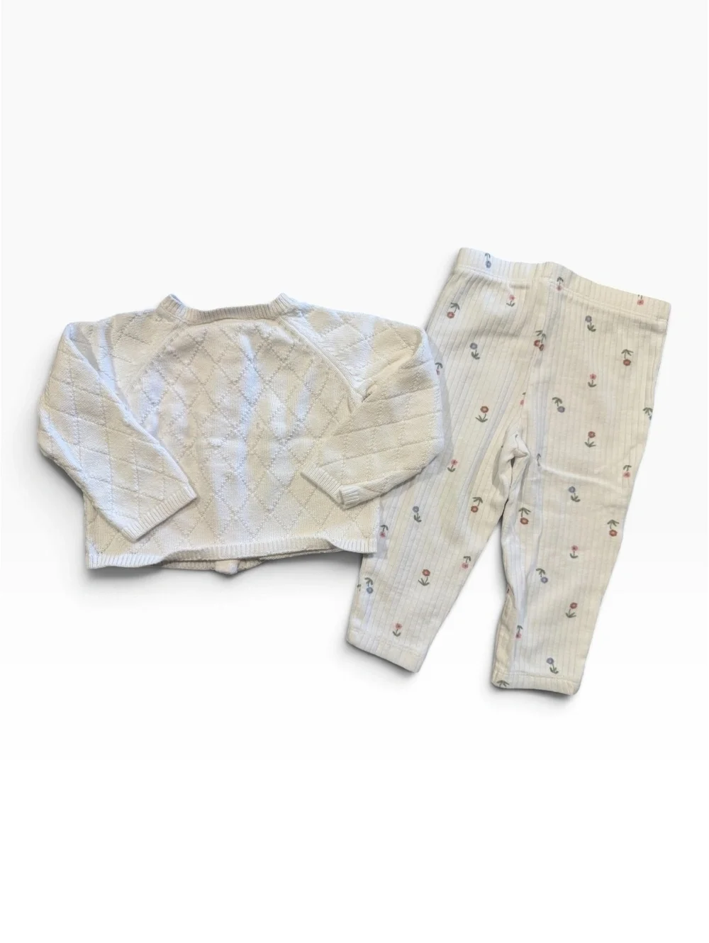 Carter's Baby Girls 2-Piece Knit Sweater and Leggings Set, 9 Months